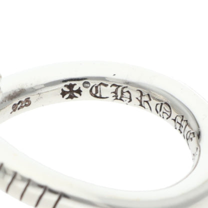 Chrome Hearts Nail Cross Ball Silver Ring Size ONE SIZE