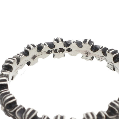Chrome Hearts Tiny E CH Plus Band Ring Silver Size JP 16