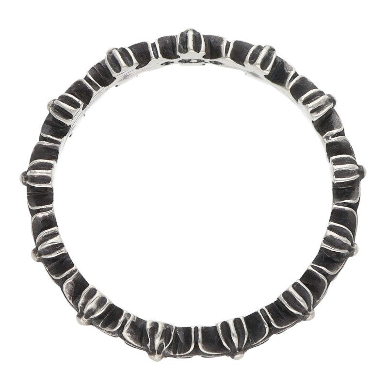 Chrome Hearts Tiny E CH Plus Band Ring Silver Size JP 16