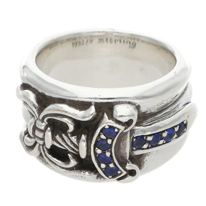 Chrome Hearts Dagger Pave Sapphire Ring Size ONE SIZE