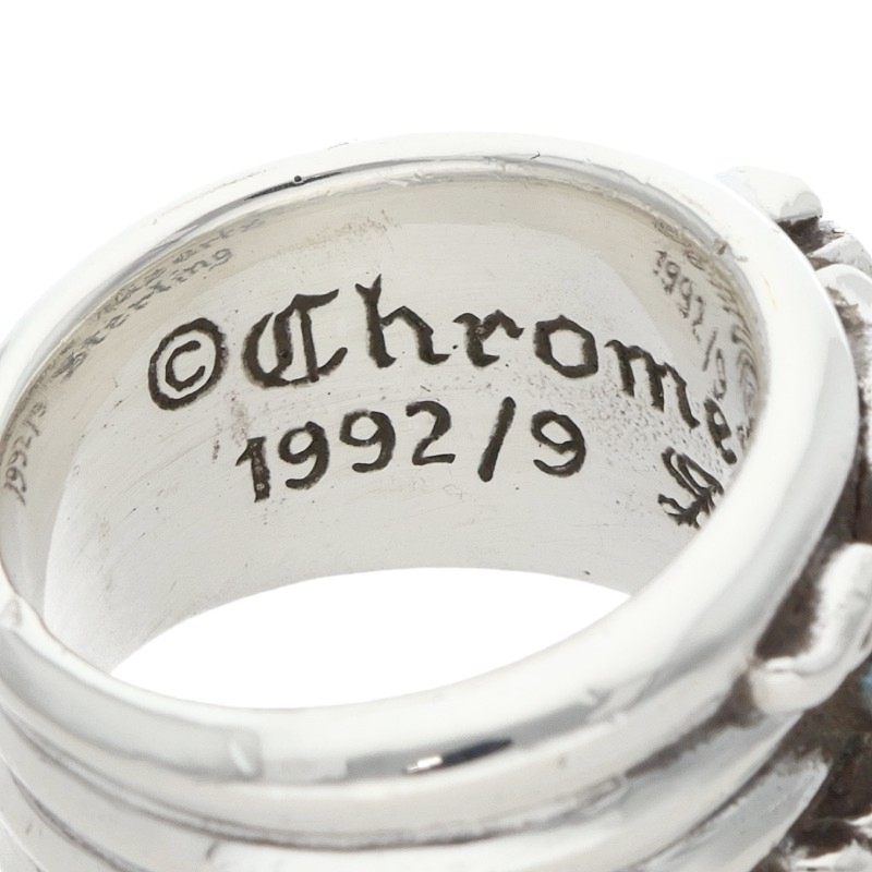 Chrome Hearts Dagger Pave Sapphire Ring Size ONE SIZE