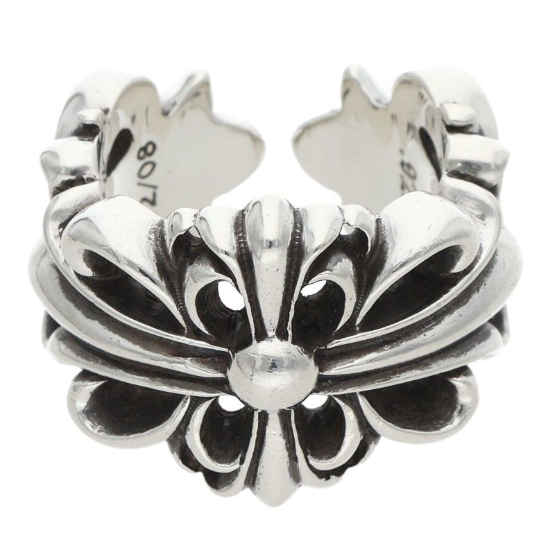 Chrome Hearts Double Floral Cross Ring Size ONE SIZE