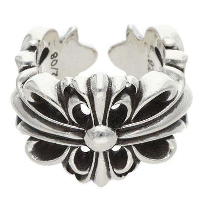 Chrome Hearts Double Floral Cross Ring Size ONE SIZE