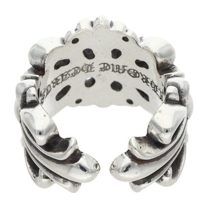 Chrome Hearts Double Floral Cross Ring Size ONE SIZE