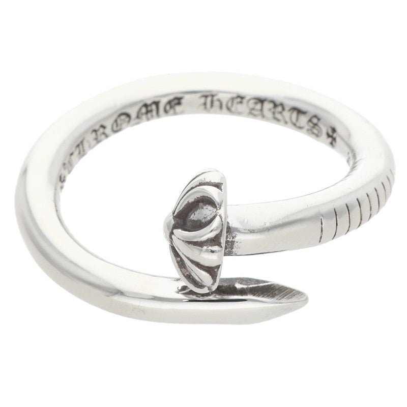 Chrome Hearts Nail Cross Ball Silver Ring Size ONE SIZE