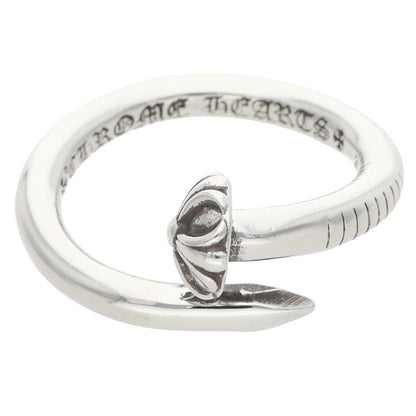 Chrome Hearts Nail Cross Ball Silver Ring Size ONE SIZE
