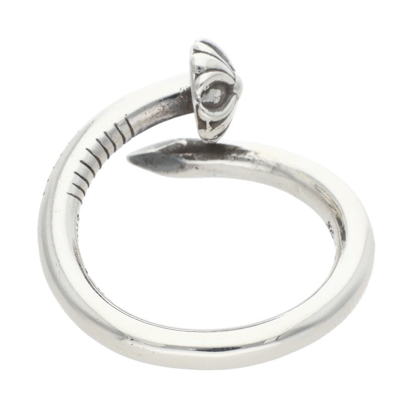 Chrome Hearts Nail Cross Ball Silver Ring Size ONE SIZE