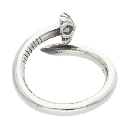 Chrome Hearts Nail Cross Ball Silver Ring Size ONE SIZE