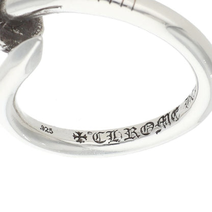 Chrome Hearts Nail Cross Ball Silver Ring Size ONE SIZE
