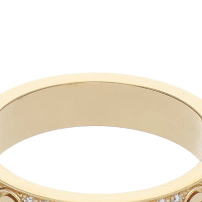 Cartier MINI LOVE RING K18YG Pave Diamond Ring Size US 5.5