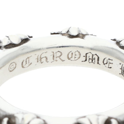 Chrome Hearts Cross Band Silver Ring Size ONE SIZE