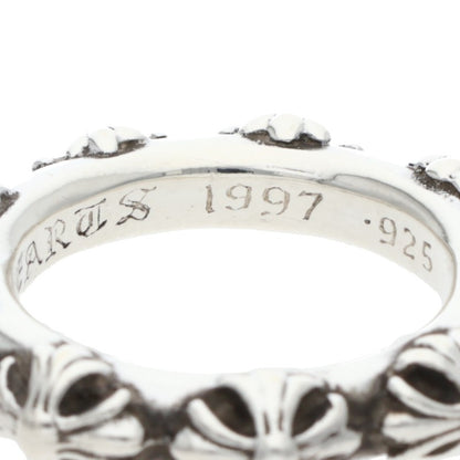 Chrome Hearts Cross Band Silver Ring Size ONE SIZE
