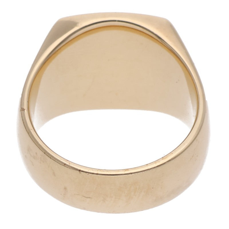TOM WOOD Kay Ring 9K Gold Onyx Ring Gold/Black Size JP 14