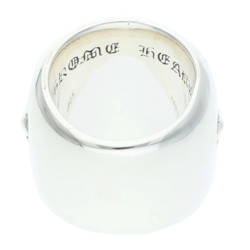 Chrome Hearts CLASSIC OVAL Cross Silver Ring Size ONE SIZE