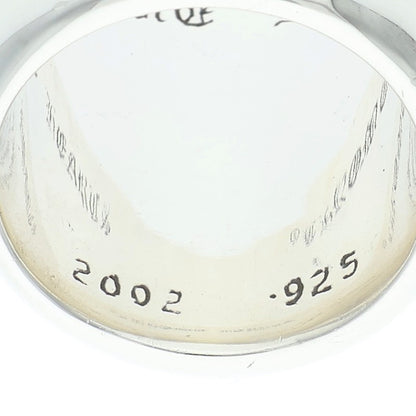 Chrome Hearts CLASSIC OVAL Cross Silver Ring Size ONE SIZE