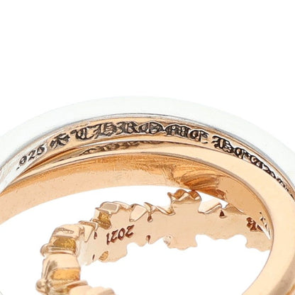 Chrome Hearts 22K Tiny E CH Plus TRPL Ring Size ONE SIZE