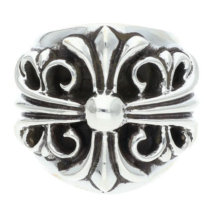 Chrome Hearts KEEPER Sterling Silver Ring Size JP 8.5