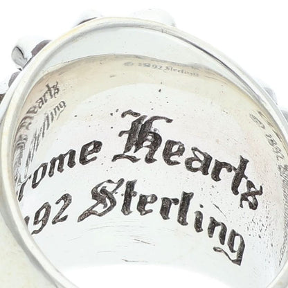 Chrome Hearts KEEPER Sterling Silver Ring Size JP 8.5