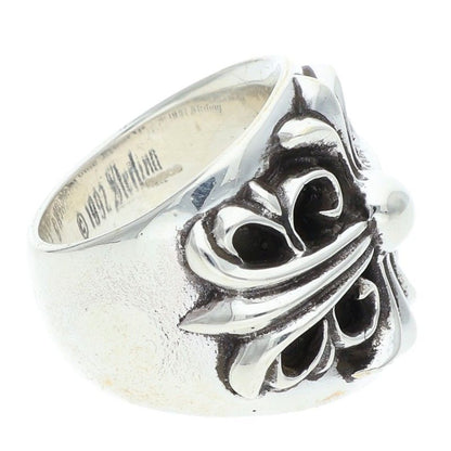 Chrome Hearts KEEPER Sterling Silver Ring Size JP 8.5