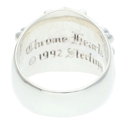 Chrome Hearts KEEPER Sterling Silver Ring Size ONE SIZE
