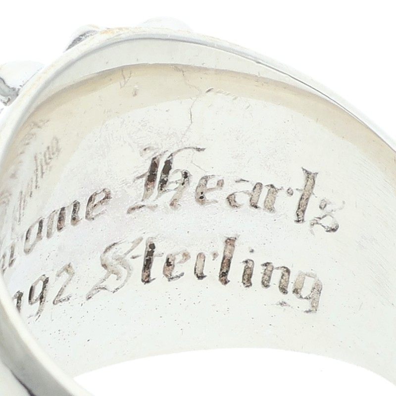 Chrome Hearts KEEPER Sterling Silver Ring Size ONE SIZE
