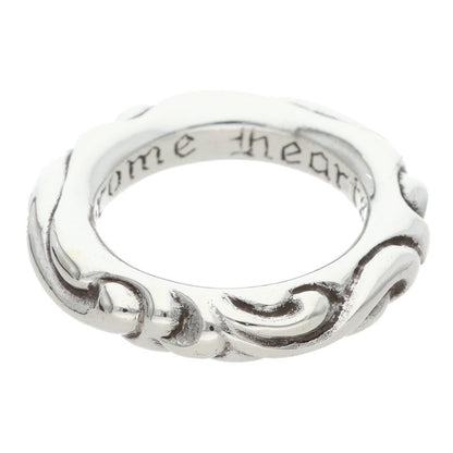 Chrome Hearts SCRL BAND Silver Ring Size ONE SIZE