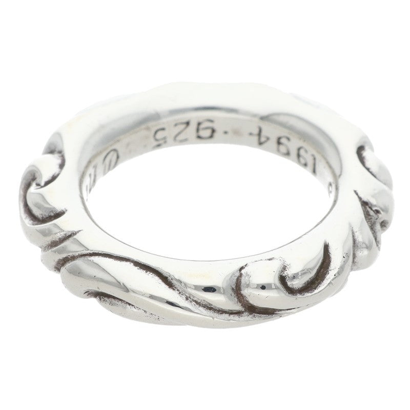 Chrome Hearts SCRL BAND Silver Ring Size ONE SIZE