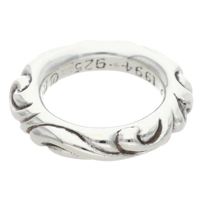 Chrome Hearts SCRL BAND Silver Ring Size ONE SIZE