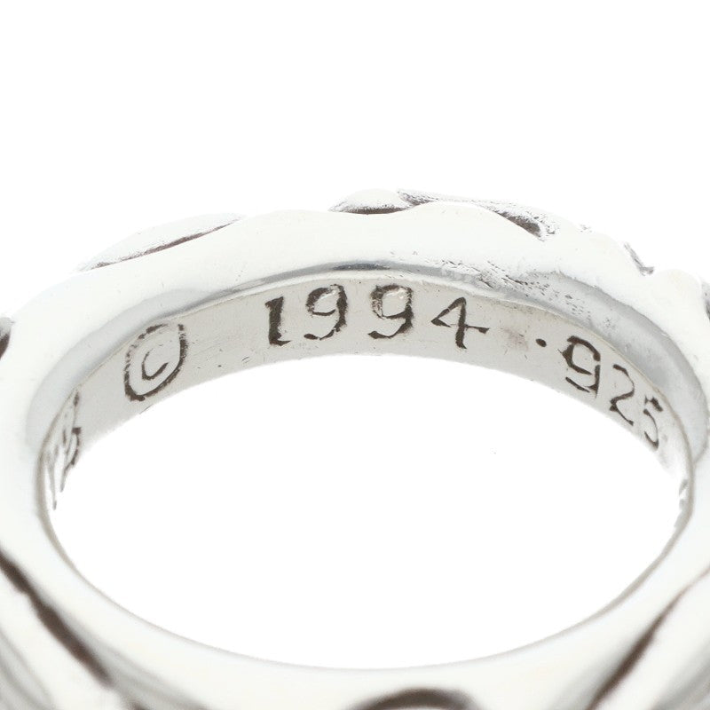 Chrome Hearts SCRL BAND Silver Ring Size ONE SIZE