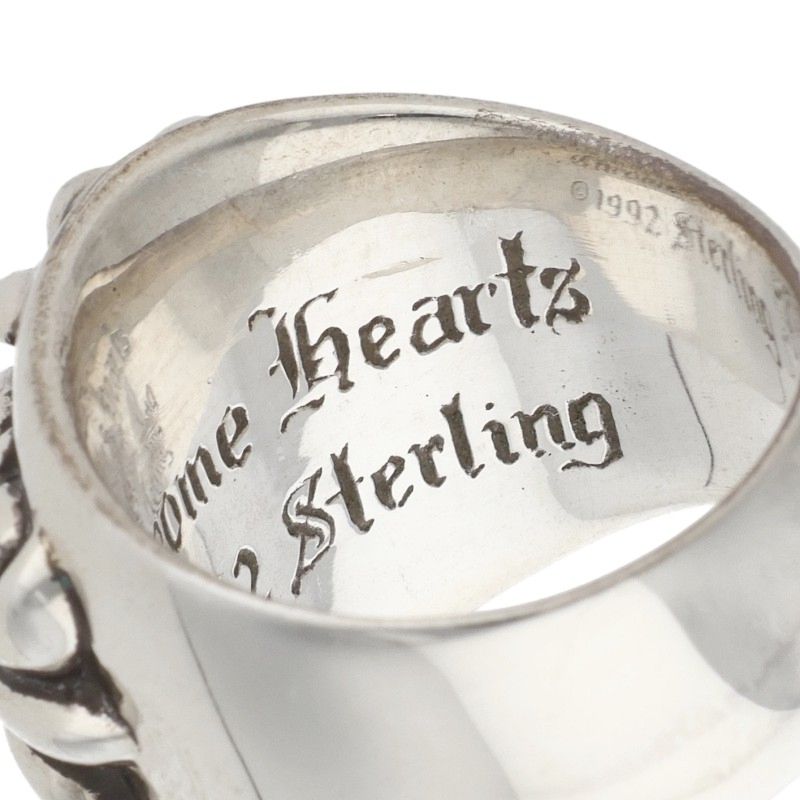 Chrome Hearts KEEPER Sterling Silver Ring Size US 8.5