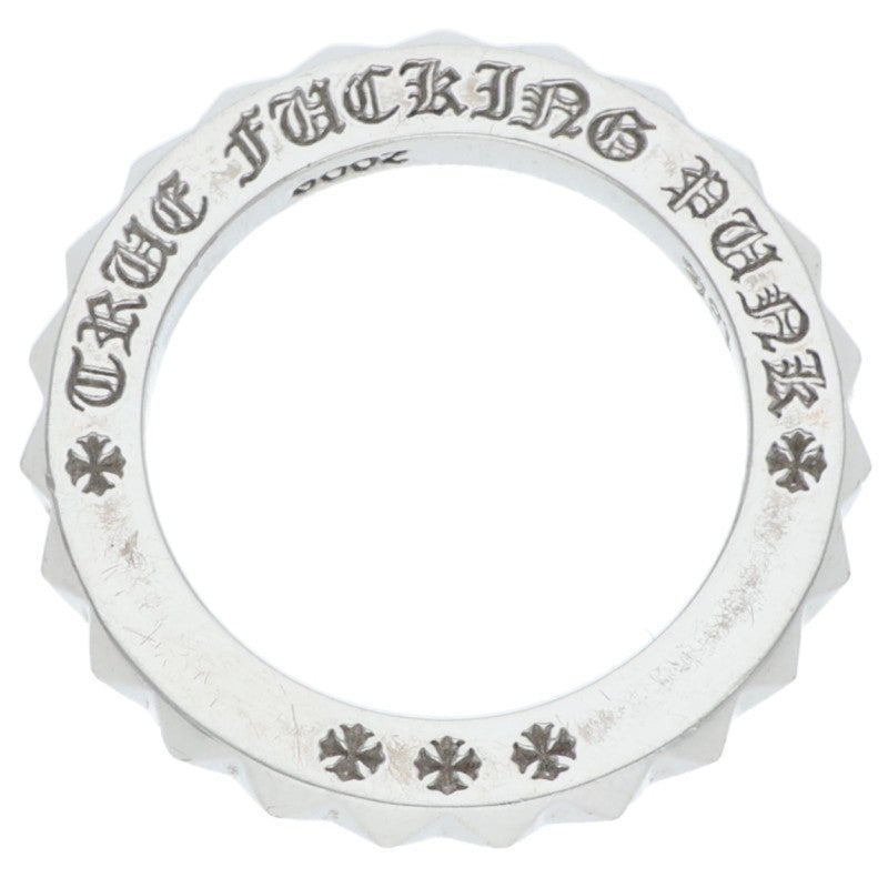 Chrome Hearts 18K TFP PNK BIG White Gold Ring Size JP 8