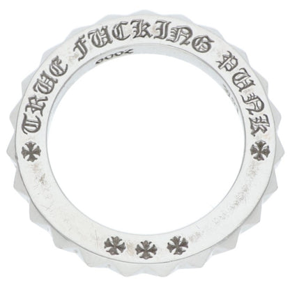 Chrome Hearts 18K TFP PNK BIG White Gold Ring Size JP 8