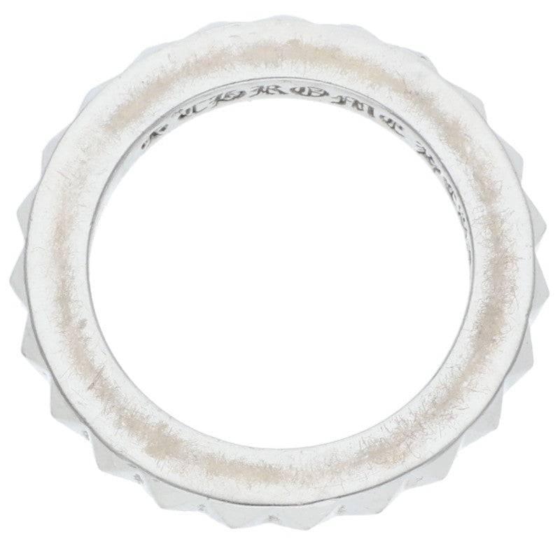 Chrome Hearts 18K TFP PNK BIG White Gold Ring Size JP 8