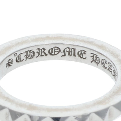 Chrome Hearts 18K TFP PNK BIG White Gold Ring Size JP 8