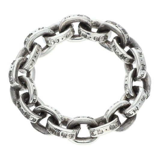 Chrome Hearts PAPER CHAIN RING Silver Ring Size ONE SIZE