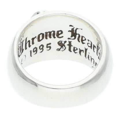 Chrome Hearts HEART IN BAND Silver Ring Size JP 11.5