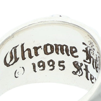 Chrome Hearts HEART IN BAND Silver Ring Size JP 11.5
