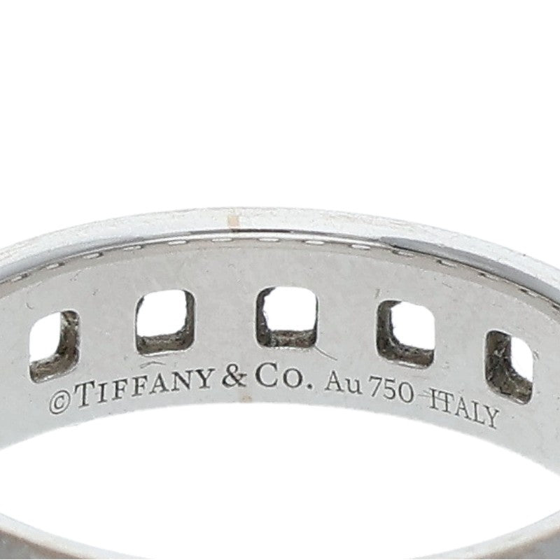 TIFFANY&Co. True Wide 18K White Gold Ring Size ONE SIZE