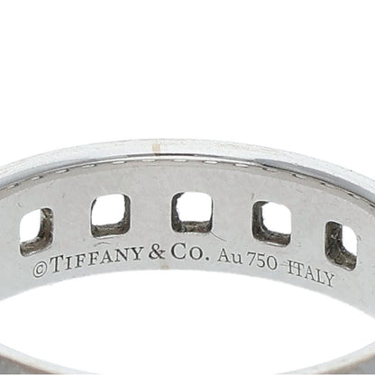 TIFFANY&Co. True Wide 18K White Gold Ring Size ONE SIZE