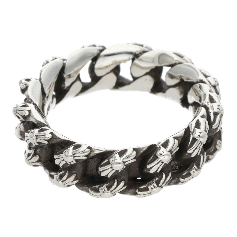 Chrome Hearts XTRA FANCY SML Silver Ring Size JP 8.5