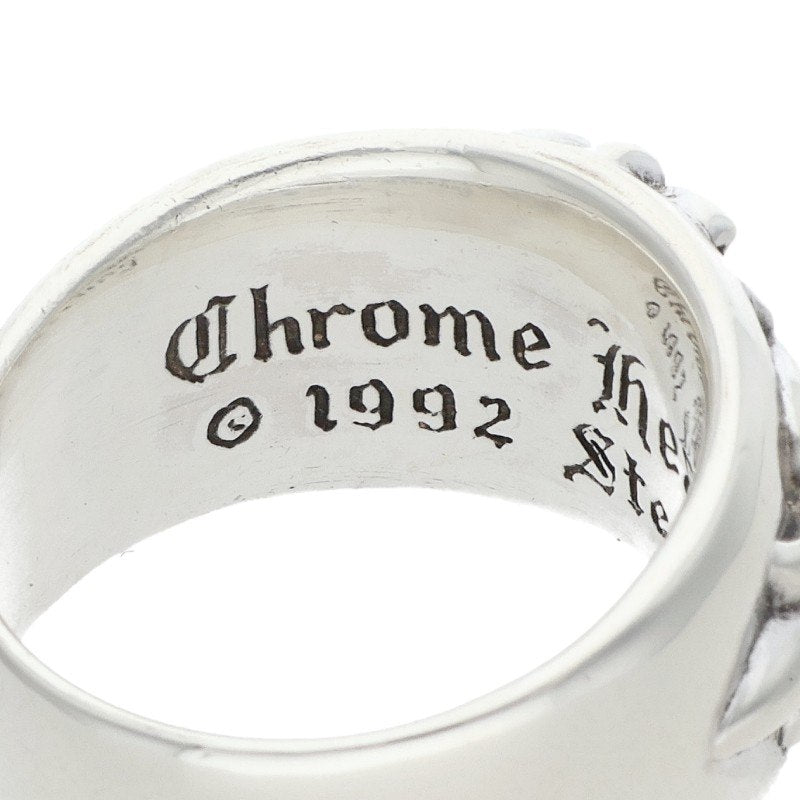 Chrome Hearts FLRL CRS Silver Ring Size ONE SIZE