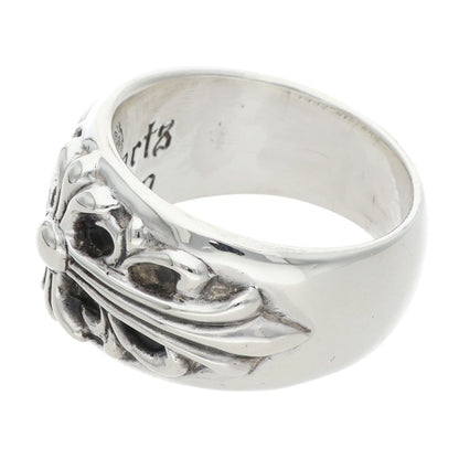 Chrome Hearts FLRL CRS Silver Ring Size ONE SIZE