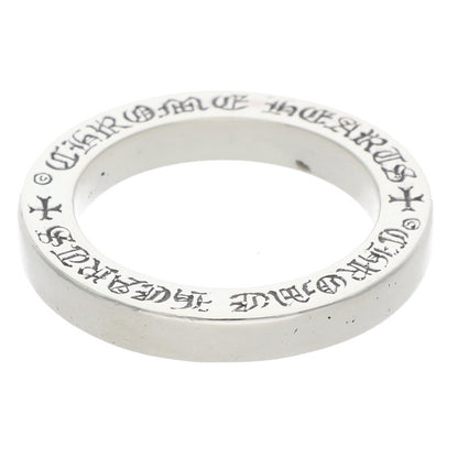 Chrome Hearts 3mm Spacer Plain Silver Ring Size JP 9.5