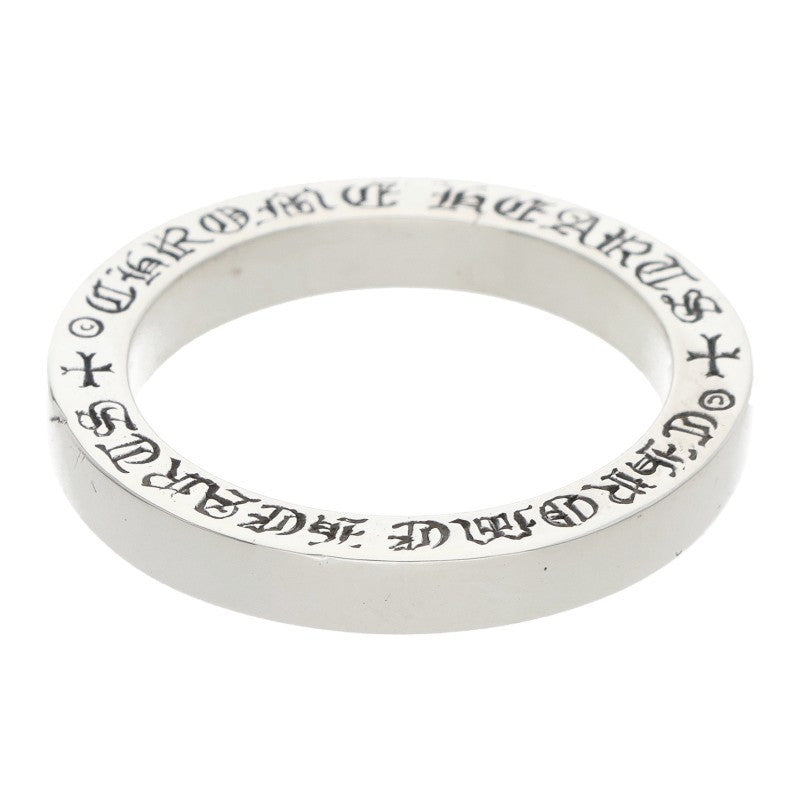 Chrome Hearts 3mm Spacer Plain Silver Ring Size ONE SIZE