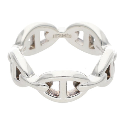 HERMES Chaine d'Ancre Enchainee PM Silver Ring Size ONE SIZE