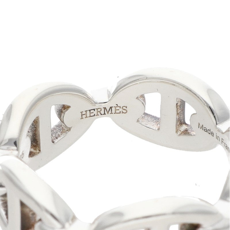 HERMES Chaine d'Ancre Enchainee PM Silver Ring Size ONE SIZE