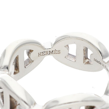 HERMES Chaine d'Ancre Enchainee PM Silver Ring Size ONE SIZE