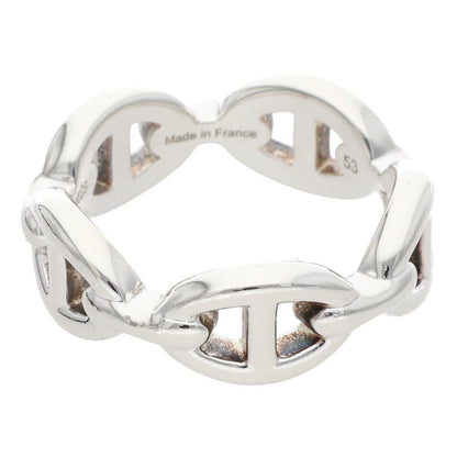 HERMES Chaine d'Ancre Enchainee PM Silver Ring Size ONE SIZE