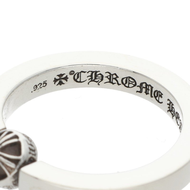 Chrome Hearts BEAD IN BAND Silver Ring Size JP 21