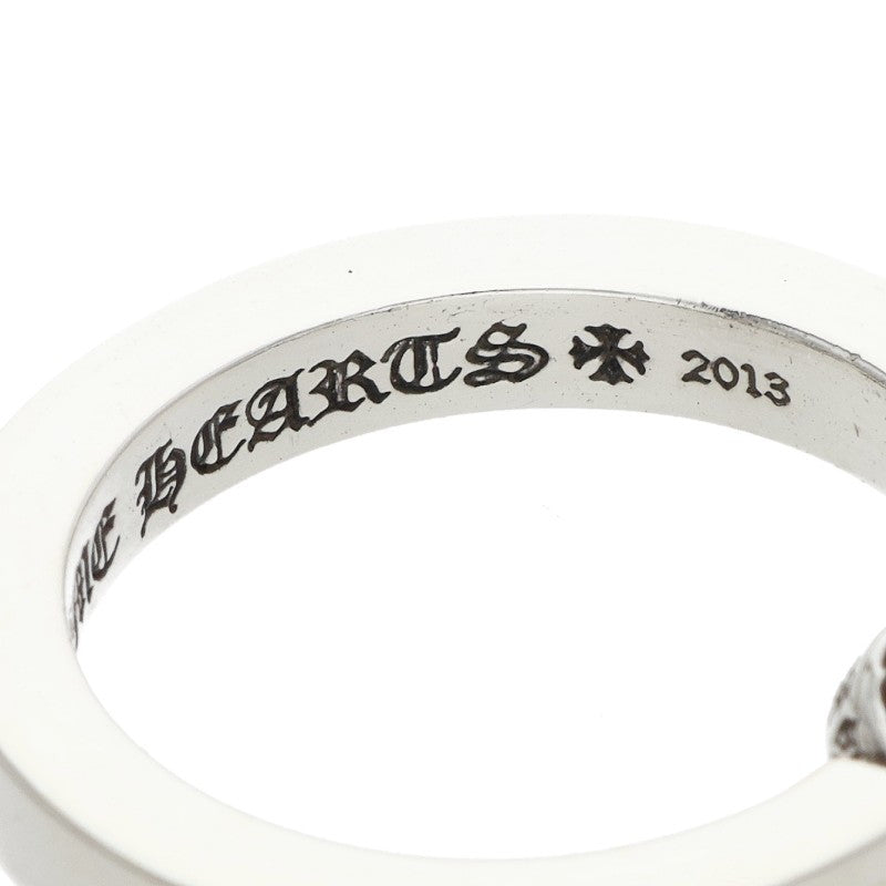 Chrome Hearts BEAD IN BAND Silver Ring Size JP 21